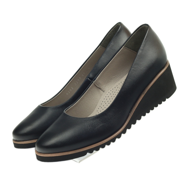 Bombas en la cuña Edeo 2280A negro 4