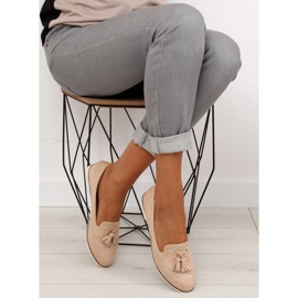 Mocasines mujer beige 22-05 Beige 4