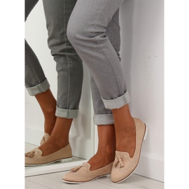 Mocasines mujer beige 22-05 Beige 5