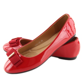 Bailarinas de mujer rojas 9988-130 Rojo 2