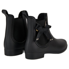 Vices Botas de goma negras, vicios negro 5