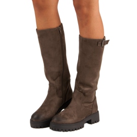 Corina Botas altas de mujer C7863ta marrón 2