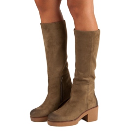 Corina Botas de gamuza para mujer marrón 5