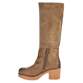 Corina Botas de gamuza para mujer marrón 2