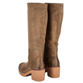 Corina Botas de gamuza para mujer marrón 3