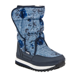 Botas de nieve para el invierno. azul azul marino 2