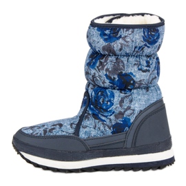 Botas de nieve para el invierno. azul azul marino 3
