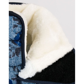 Botas de nieve para el invierno. azul azul marino 6