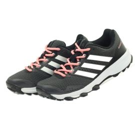 Zapatillas de running adidas Duramo 7 Trail W negro rosa gris 4