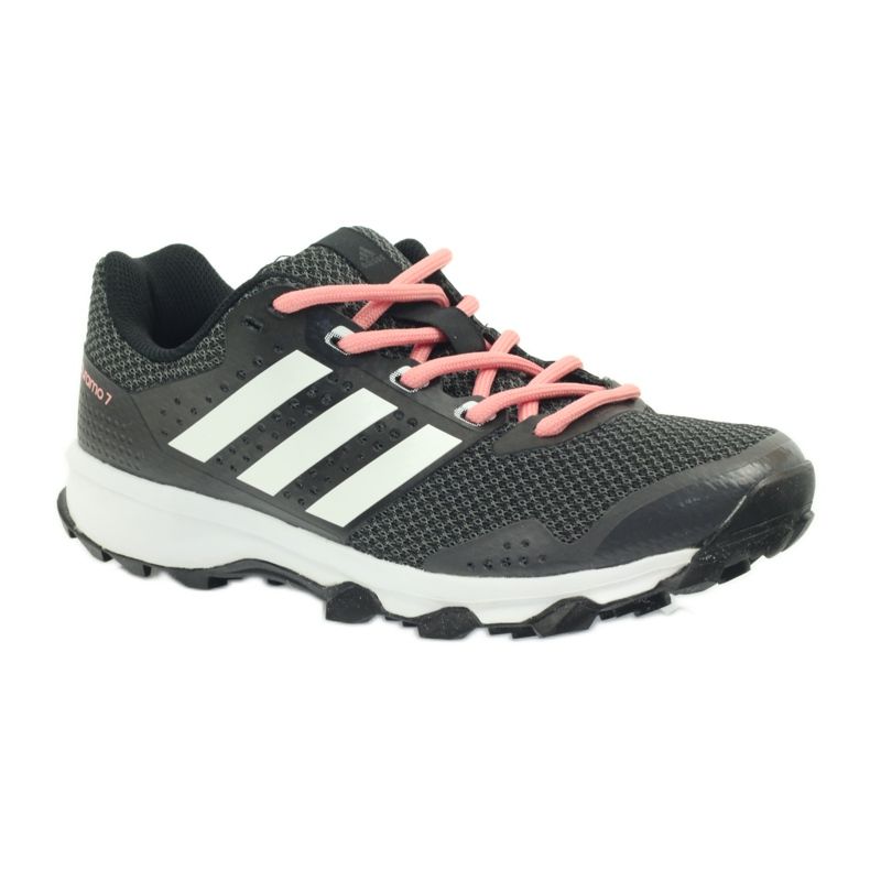 Zapatillas de running adidas Duramo 7 Trail W negro rosa gris 1