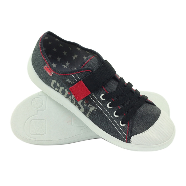Zapatos juveniles befado, zapatillas deportivas 251q063 gris rojo 3 Zapatos juveniles befado, zapatillas deportivas 251q063 gris rojo 3