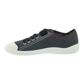 Zapatos juveniles befado, zapatillas deportivas 251q063 gris rojo 2