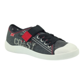 Zapatos juveniles befado, zapatillas deportivas 251q063 gris rojo 1 Zapatos juveniles befado, zapatillas deportivas 251q063 gris rojo 1