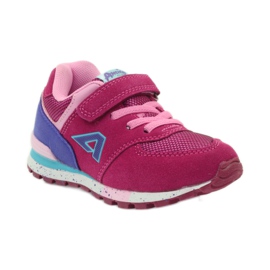 American Club Calzado deportivo americano ADI para niños 15110 rosado 1