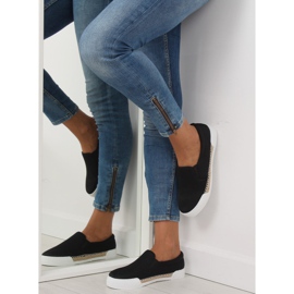 Zapatillas slip-on negro 15691A Negro 5