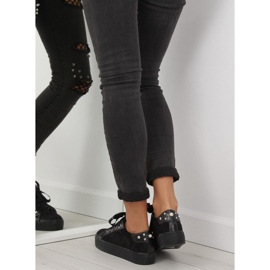 Deportivas negras de mujer BS096 BAS-1 Black negro 6