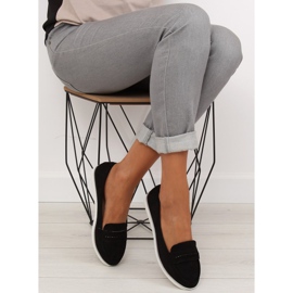 Mocasines de mujer negros 22-07 Negro 6