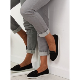 Mocasines de mujer negros 22-07 Negro 4