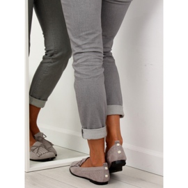 Gris Mocasines grises de mujer G242 Gris 6