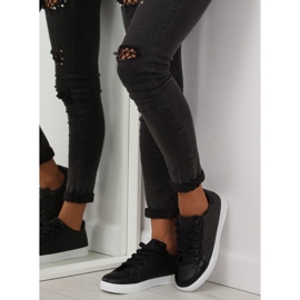 Zapatillas de mujer negras KK-142 Black negro 6