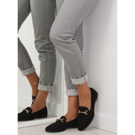 Mocasines de mujer negro 369-11 negro 7