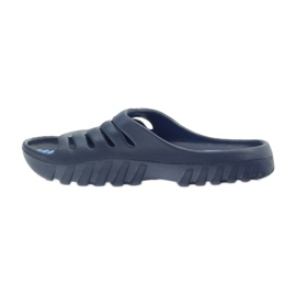 American Club Zapatillas de piscina para niños americanos zapatillas azul marino 2