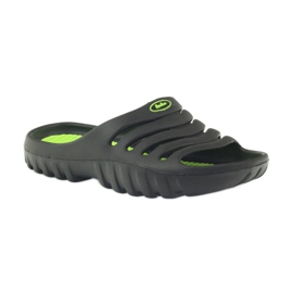 American Club Zapatillas de piscina para niños americanos zapatillas negro 1