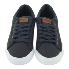 American Club Zapatillas americanas zapatillas de deporte zapatos de hombre marrón azul marino 4