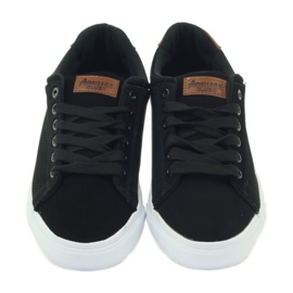 American Club Zapatillas americanas zapatillas de deporte zapatos de hombre negro marrón 4