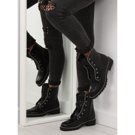 Botas negras para mujer trabajadora negra NC251 Black negro 7