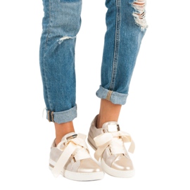 Filippo Zapatos dorados atados 5