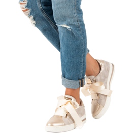 Filippo Zapatos dorados atados 6