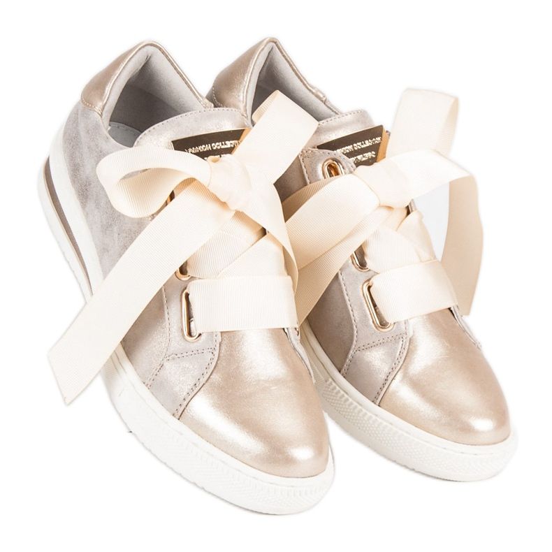 Filippo Zapatos dorados atados 2