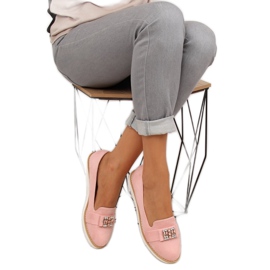 Mocasín Ante Pastel T245 Rosa rosado 6