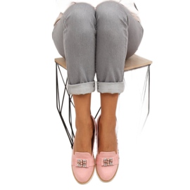 Mocasín Ante Pastel T245 Rosa rosado 5