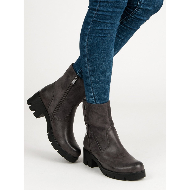 Filippo Botas cómodas con protector gris 1