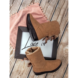 Botas de nieve cálidas con cremallera. verde 9
