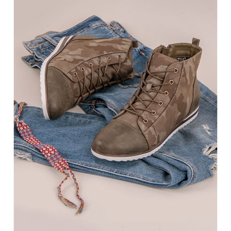 Vinceza Deportivas Sobre el tobillo Moro verde 1