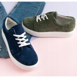 Filippo Zapatillas de cuero Creepers azul 7