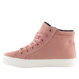 Zapatillas rosa cálidas al tobillo W-3072 rosado 3