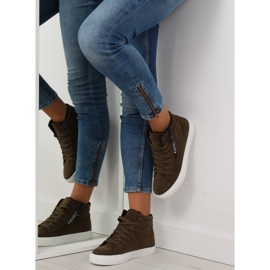 Deportivas tobilleras verdes W-3072 5