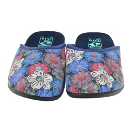 Pantuflas de colores Adanex 3D con flores multicolor 4