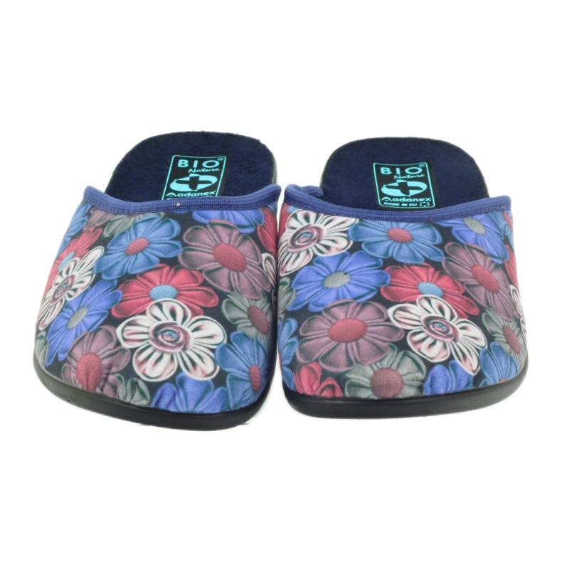 Pantuflas de colores Adanex 3D con flores multicolor 4