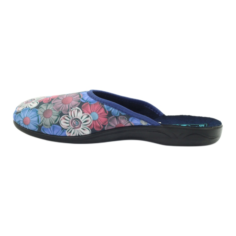 Pantuflas de colores Adanex 3D con flores multicolor 2