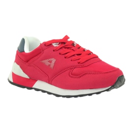 American Club Calzado deportivo americano ADI para niños 1757 blanco rojo azul marino 1