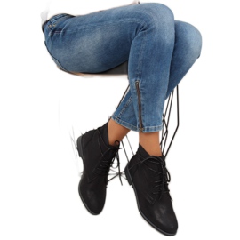 Botas negras con cordones K-91 black negro 1 Botas negras con cordones K-91 black negro 1