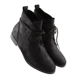 Botas negras con cordones K-91 black negro 2 Botas negras con cordones K-91 black negro 2