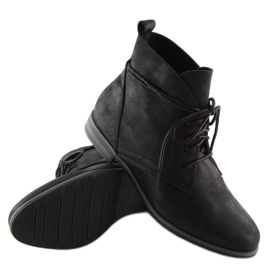 Botas negras con cordones K-91 black negro 4