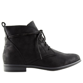 Botas negras con cordones K-91 black negro 6