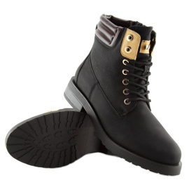 Botas de madera de mujer negras ZH788 Black negro marrón 1 Botas de madera de mujer negras ZH788 Black negro marrón 1